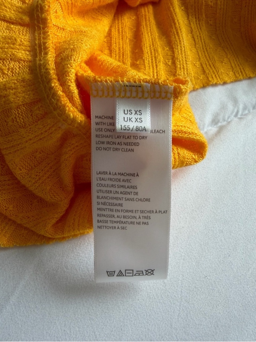 Urban Outfitters Mustard Babydoll Knit Top Balloon Sleeve Boho XS - Picture 9 of 10